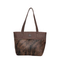 Montana West Real Leather Safety Travel Tote