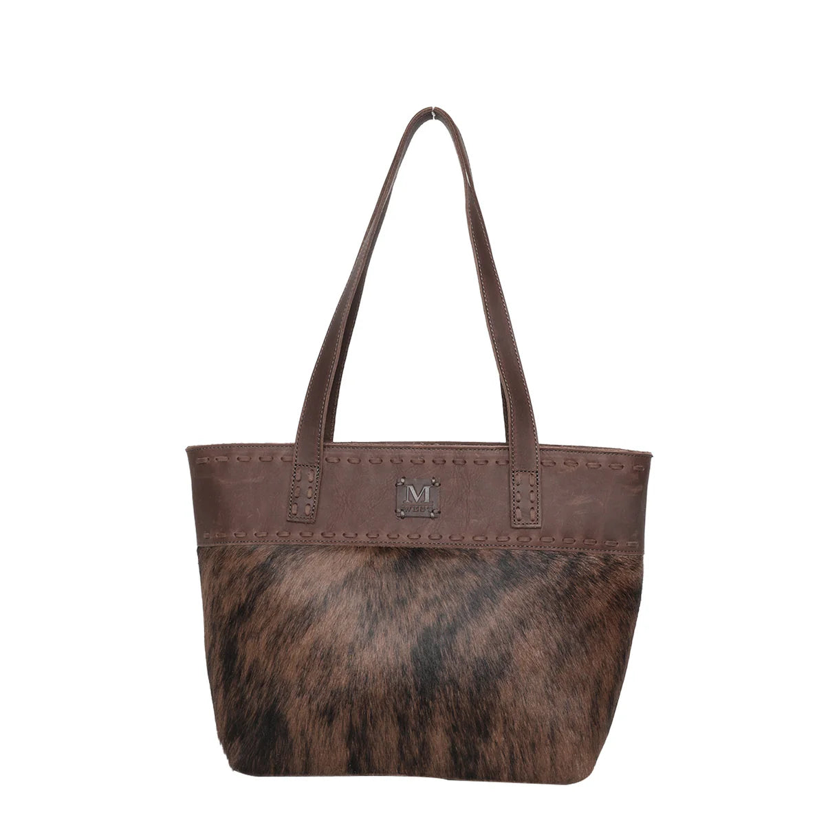 Montana West Real Leather Safety Travel Tote